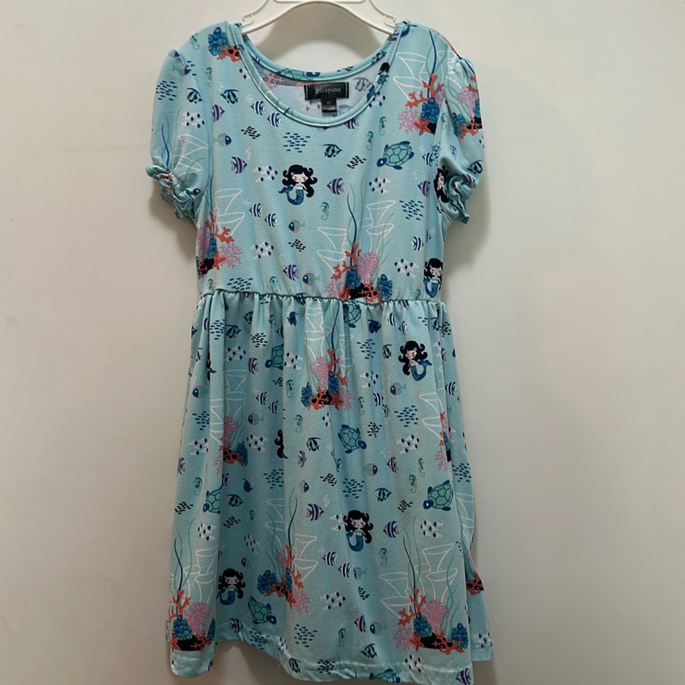 Soft blue mermaid dress 🧜‍♀️